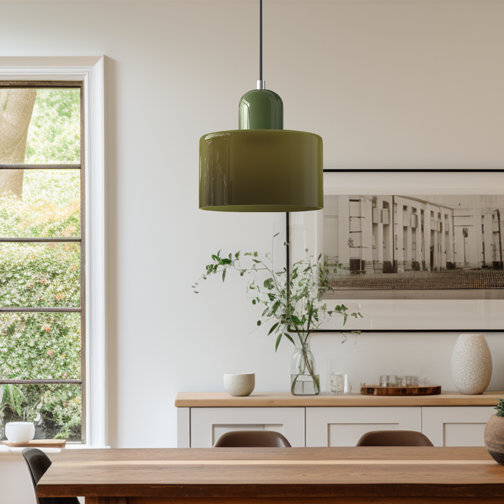 Modern Pendant Light for Kitchen Island - Adjustable Height, Elongated Halo Design, Minimalist Home Decor 4