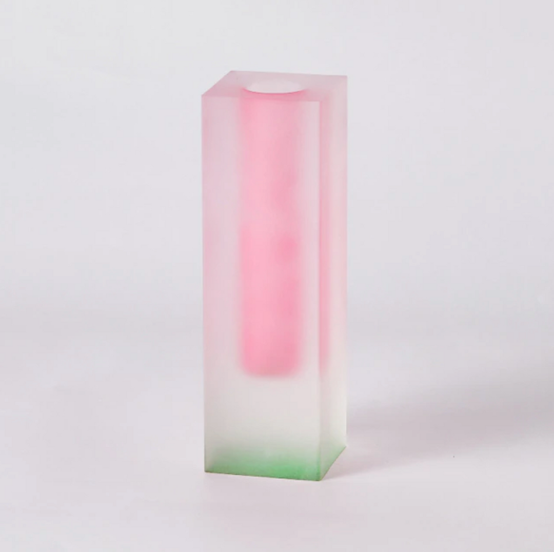 Modern Prism Acrylic Vase – Colorful Desktop Organizer for Floral Displays 19