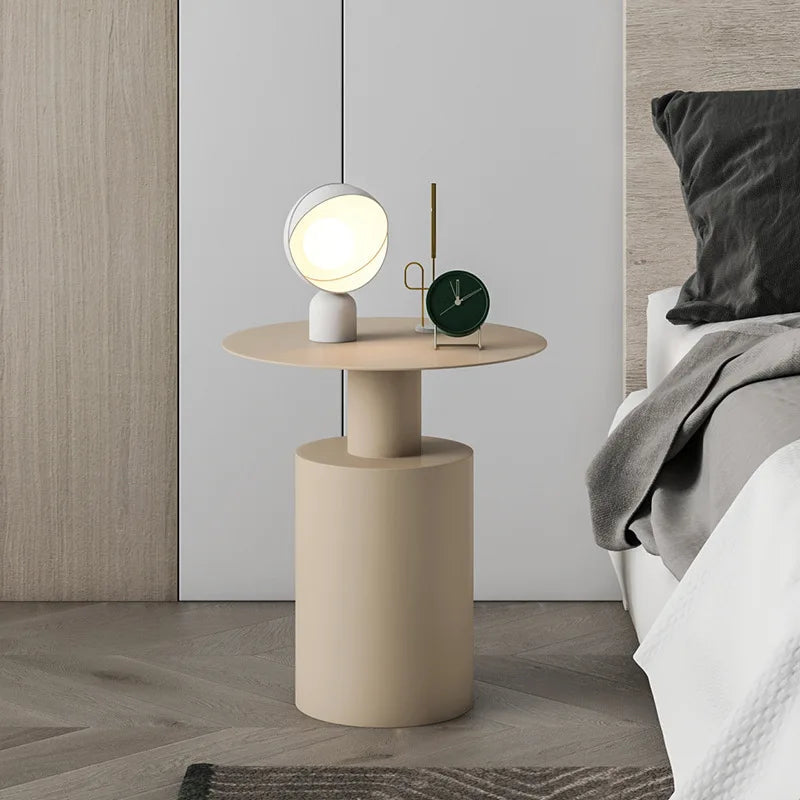 Modern Round Side Table with Minimalist Design – Versatile Accent Table for Bedroom and Living Room 6