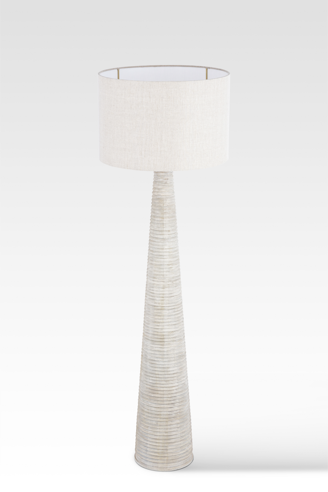 Modern Solid Wood Floor Lamp with White Wash Finish – Versatile Minimalist Standing Lamp for Living Room, Bedroom, or Office 4