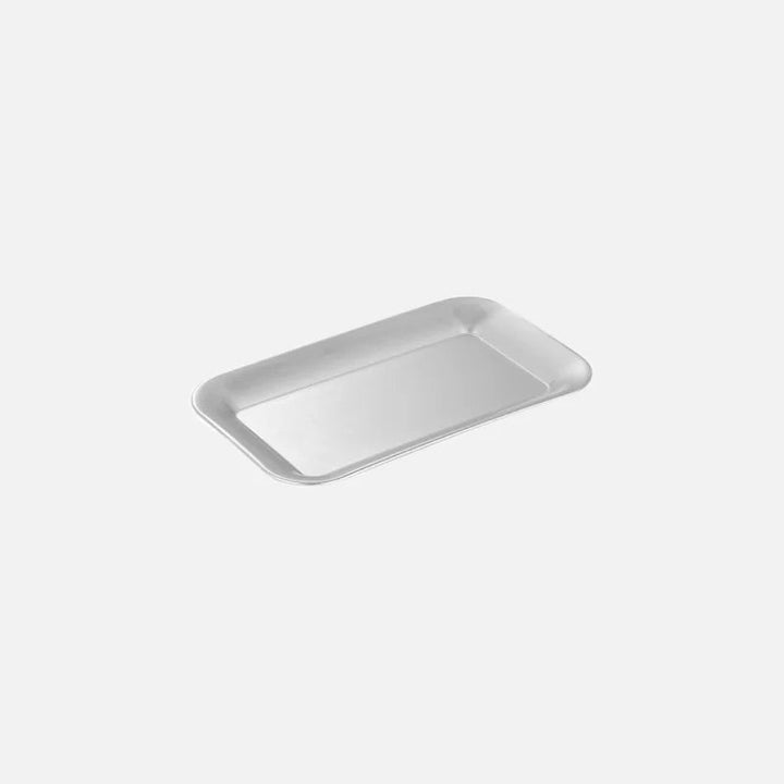 Modern Stainless Steel Serving Tray with Raised Edges – Square Design, Versatile Serveware for Drinks, Snacks, and Tea 0