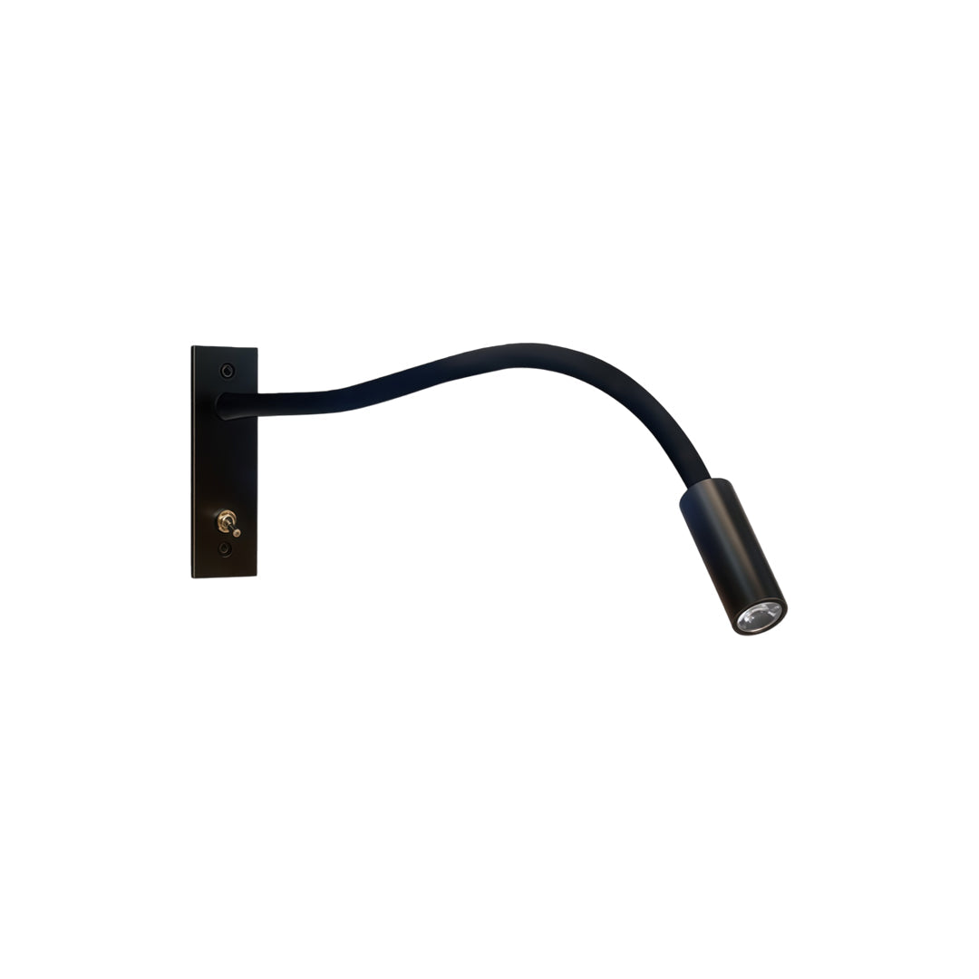 Modern Swing Arm Wall Light Sconce with 360° Adjustable LED – Black, Brushed Antique Copper, Satin Nickel 0