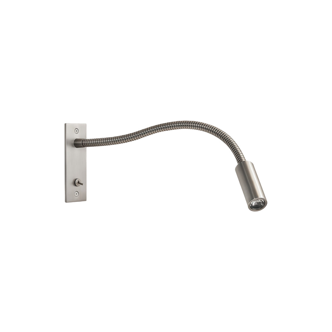 Modern Swing Arm Wall Light Sconce with 360° Adjustable LED – Black, Brushed Antique Copper, Satin Nickel 8