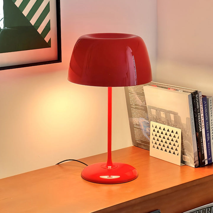 Modern Table Lamp for Living Room and Bedroom - Elegant Design with Fabric Shade, Energy Efficient and Versatile Use 2