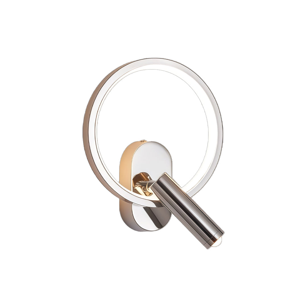 Modern Wall-Mounted Sconce Light with Rotatable 350° Spotlight – Available in Ceramic White, Pearl Black, and Mirror Silver 8