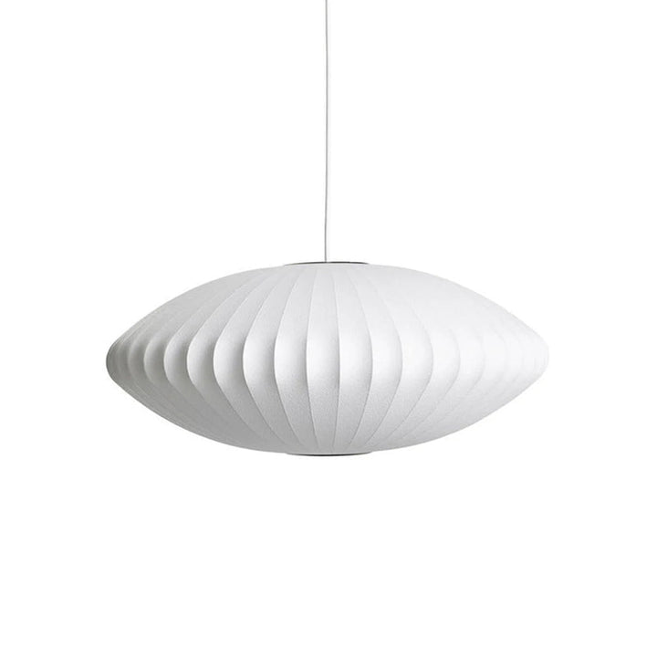 Modern White Pendant Lamp – Stylish Kitchen Pendant Lighting with Steel Wire Frame and Soft Organic Glow 0