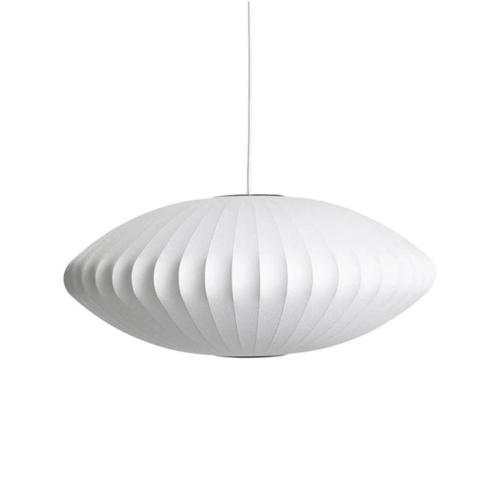 Modern White Pendant Lamp – Stylish Kitchen Pendant Lighting with Steel Wire Frame and Soft Organic Glow 10