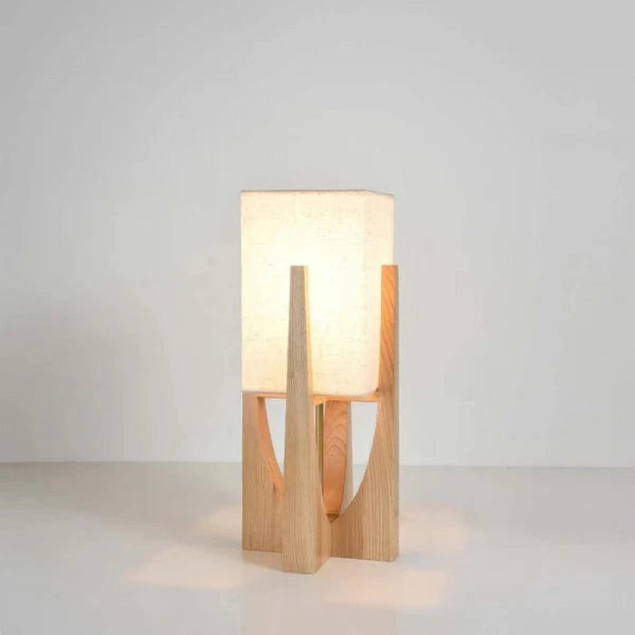 Modern Wooden Floor Lamp with Adjustable LED Lighting – Elegant Walnut Design for Living Room Ambiance 0