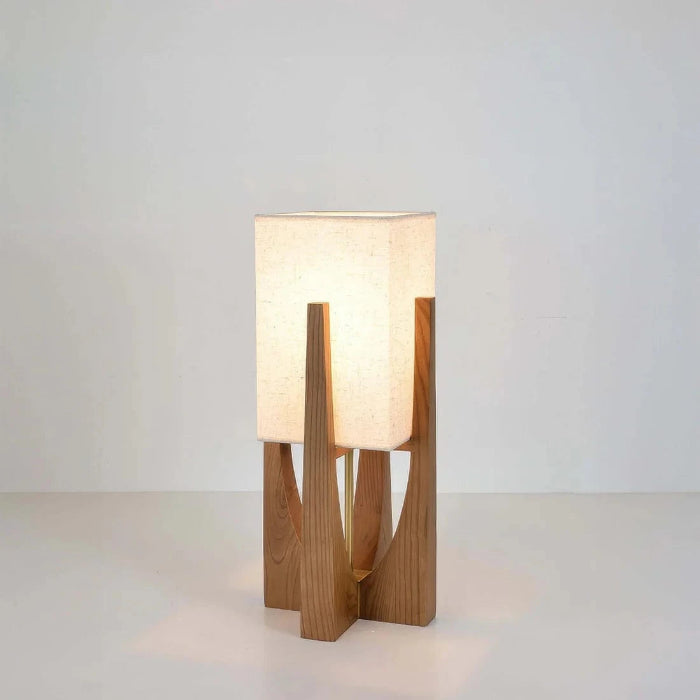 Modern Wooden Floor Lamp with Adjustable LED Lighting – Elegant Walnut Design for Living Room Ambiance 1