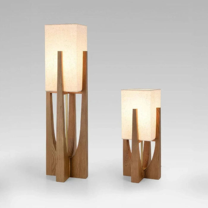 Modern Wooden Floor Lamp with Adjustable LED Lighting – Elegant Walnut Design for Living Room Ambiance 6