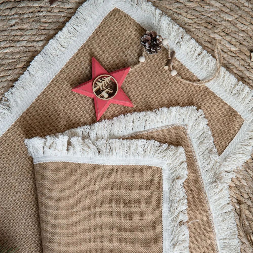 Natural Jute Table Runner – Rustic Bohemian Elegance for Dining and Events 8