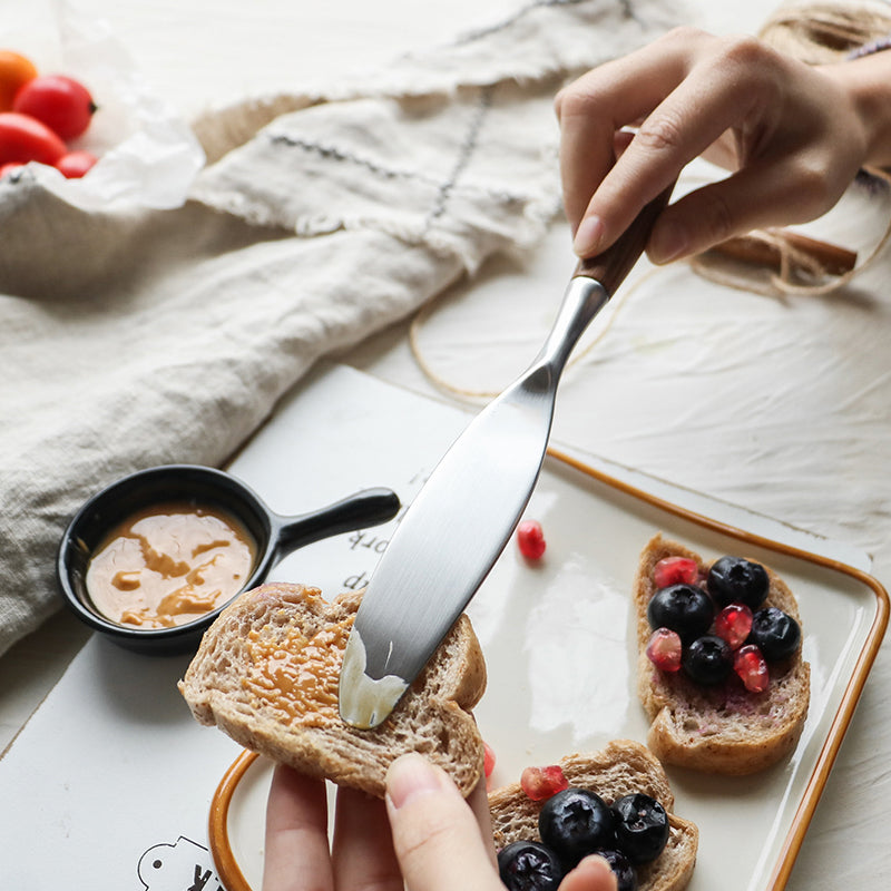 Natural Wood and Stainless Steel Flatware Set – Eco-Friendly Dining Essentials 5