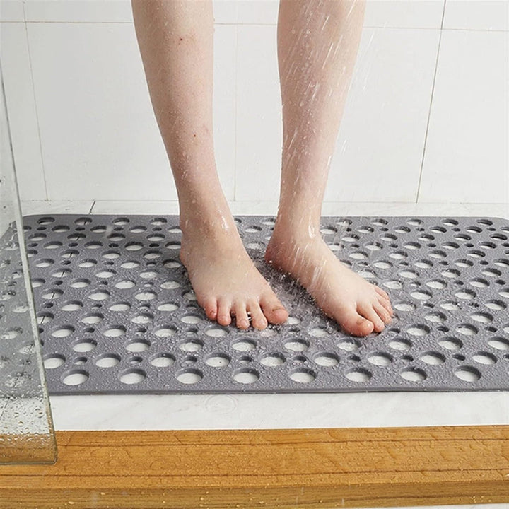 Non-Slip Shower Mat with Suction Grip, Mold-Resistant Design for Bathroom Safety and Comfort – Quick-Drying, Easy to Clean 1