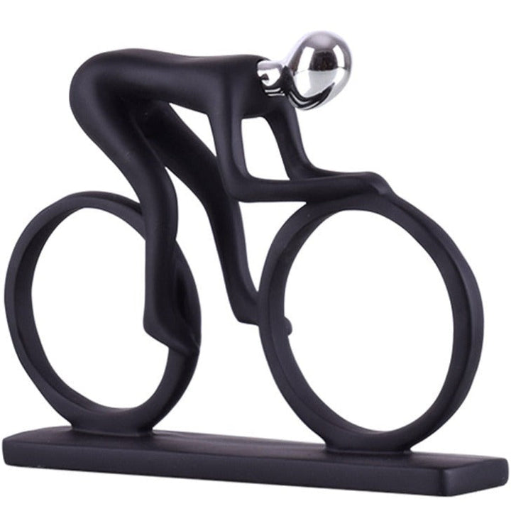 Nordic Abstract Cyclist Sculpture – Modern Home Decor Accent 6