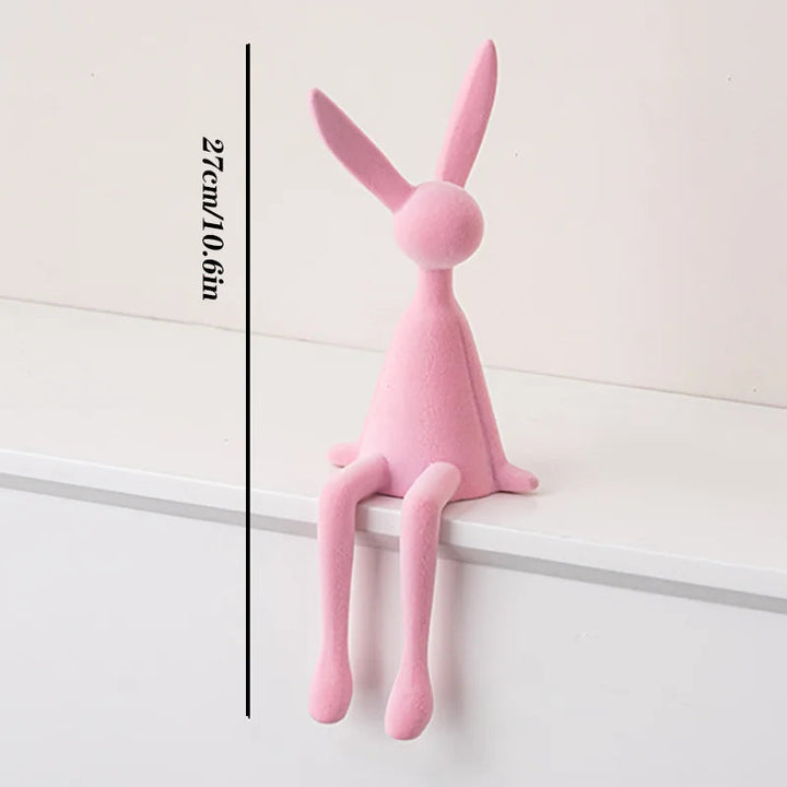 Nordic Abstract Rabbit Sculptures – Unique Resin Art for Home and Office Decor 10