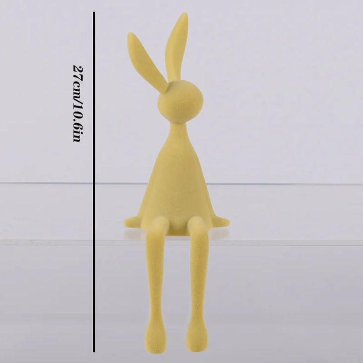Nordic Abstract Rabbit Sculptures – Unique Resin Art for Home and Office Decor 6