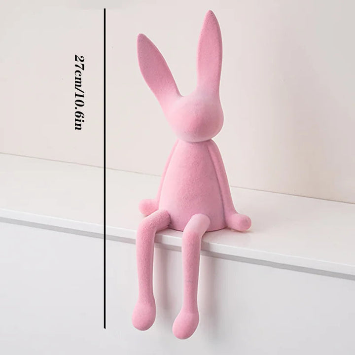 Nordic Abstract Rabbit Sculptures – Unique Resin Art for Home and Office Decor 8