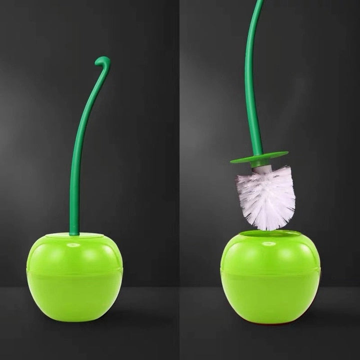 Nordic Cherry Toilet Brush with Holder – Elegant and Functional Bathroom Accessory 1