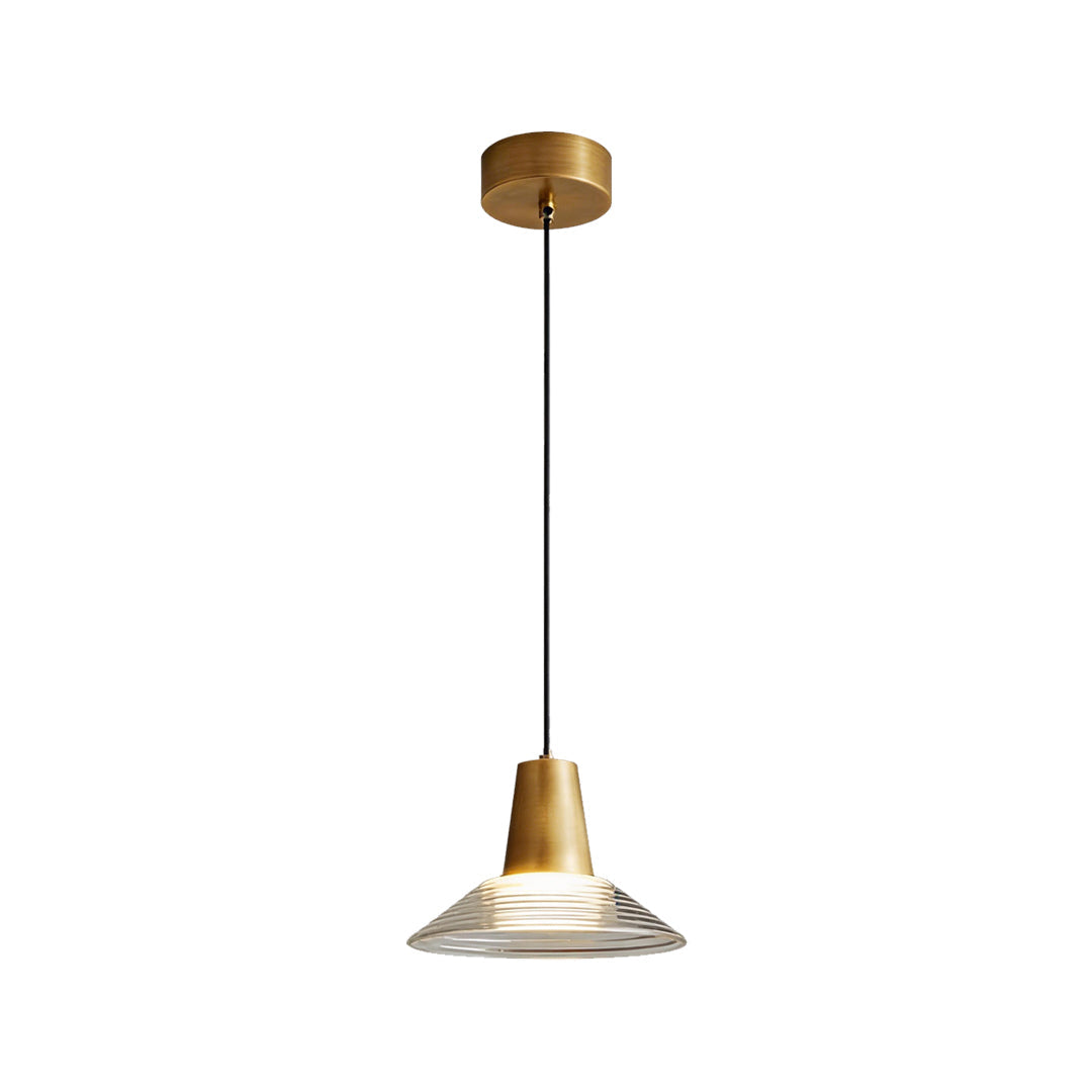Nordic Minimalist Glass Pendant Light with Adjustable Cord – 5W Warm White LED Kitchen Hanging Light 0