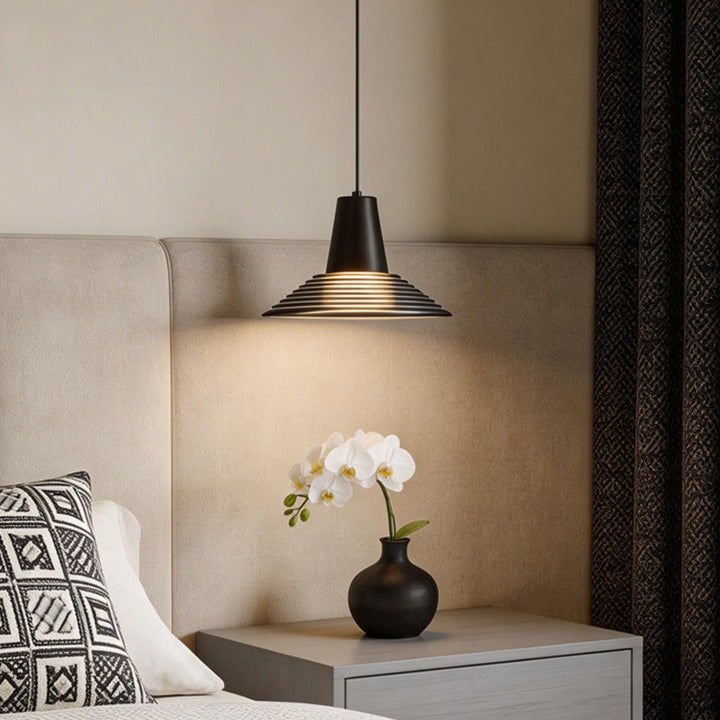 Nordic Minimalist Glass Pendant Light with Adjustable Cord – 5W Warm White LED Kitchen Hanging Light 3
