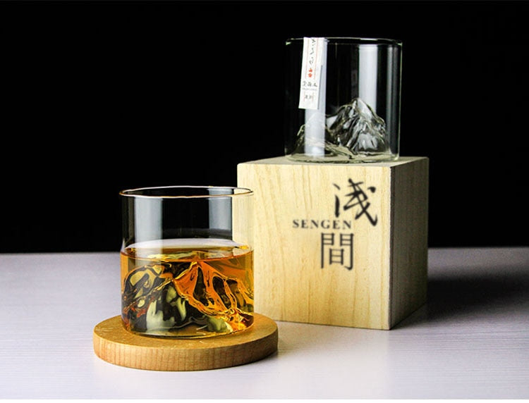 NuchiGlow Crystal Whiskey Glass – Elegant Japanese Design for Whiskey and Sake 1