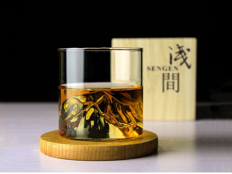 NuchiGlow Crystal Whiskey Glass – Elegant Japanese Design for Whiskey and Sake 2