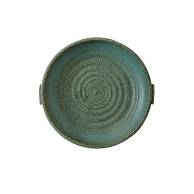 Organic Stoneware Dinnerware Set – Vintage Aged Design in Earthy Tones 11