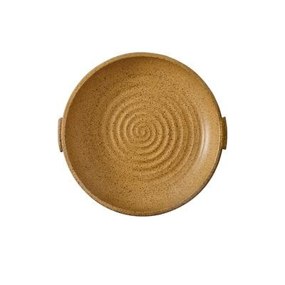 Organic Stoneware Dinnerware Set – Vintage Aged Design in Earthy Tones 9