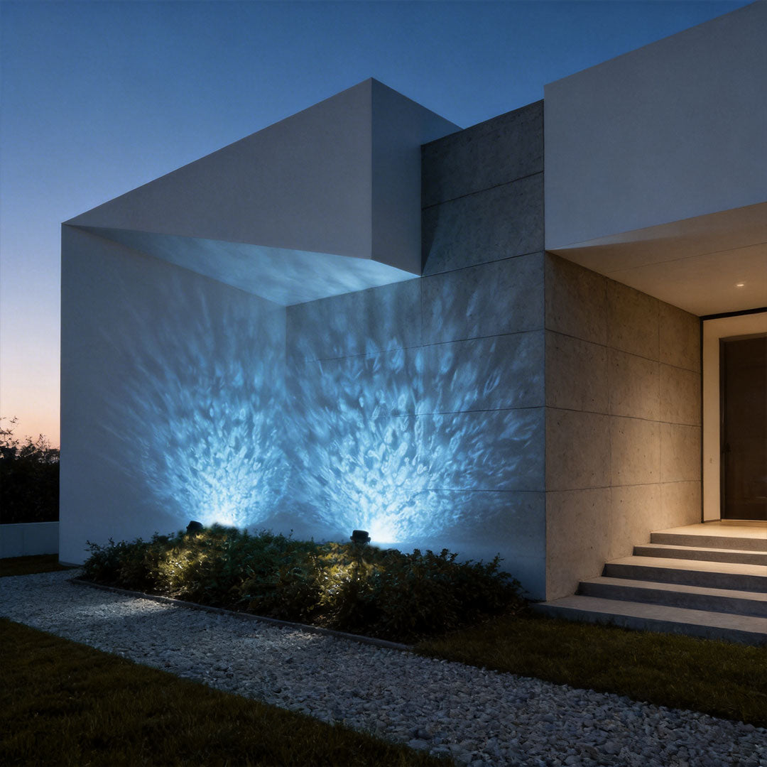 Outdoor Projection Mood Light with Adjustable Angle – 20W LED Warm White Spotlights 0