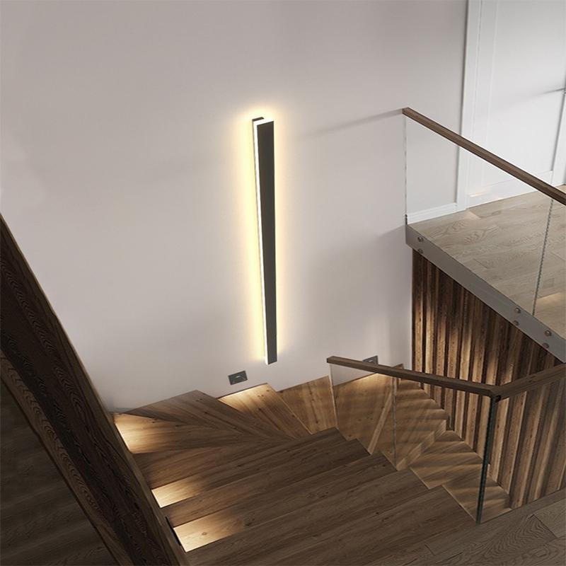 Outdoor Wall Light Fixture – Modern Black Linear LED Sconce with Adjustable Color Temperature and IP65 Waterproof Rating 5