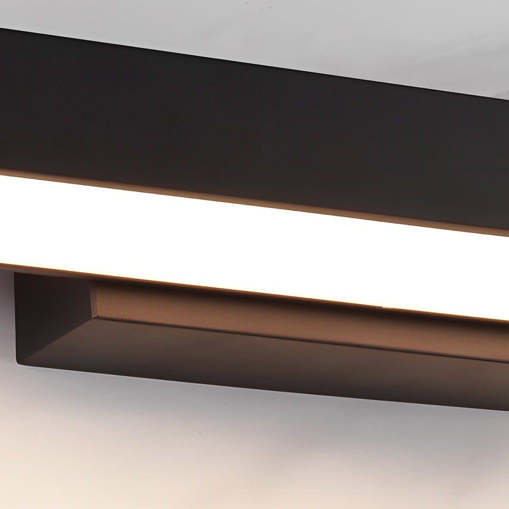 Outdoor Wall Light with Motion Sensor – Black Rectangular LED Sconce for Exterior Use, IP65 Waterproof Design 8