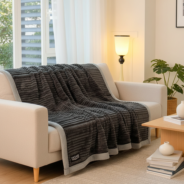 Plush Fleece Blanket for Ultimate Comfort – Soft Heating Blanket for Sofa and Bed 3