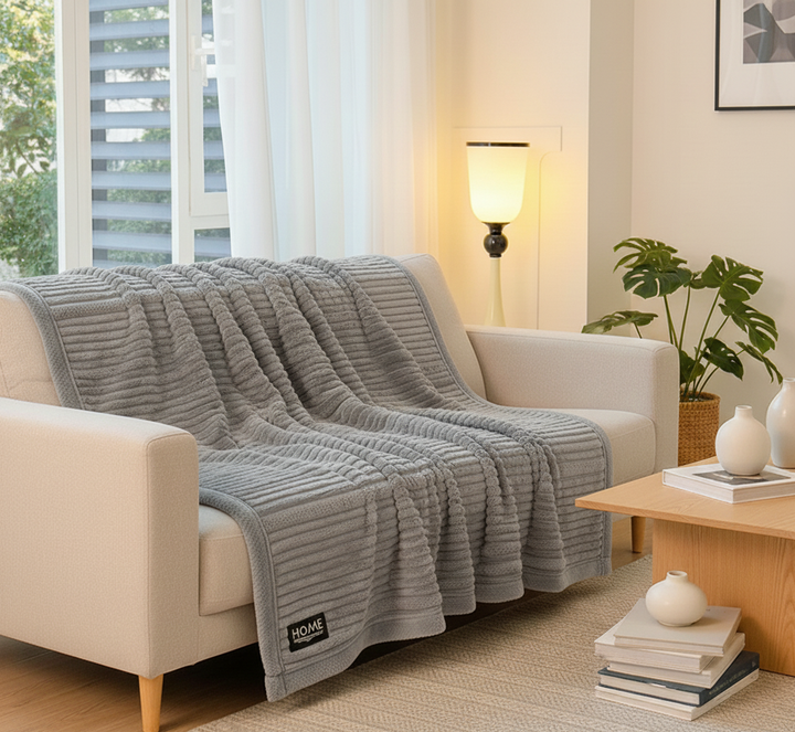 Plush Fleece Blanket for Ultimate Comfort – Soft Heating Blanket for Sofa and Bed 5