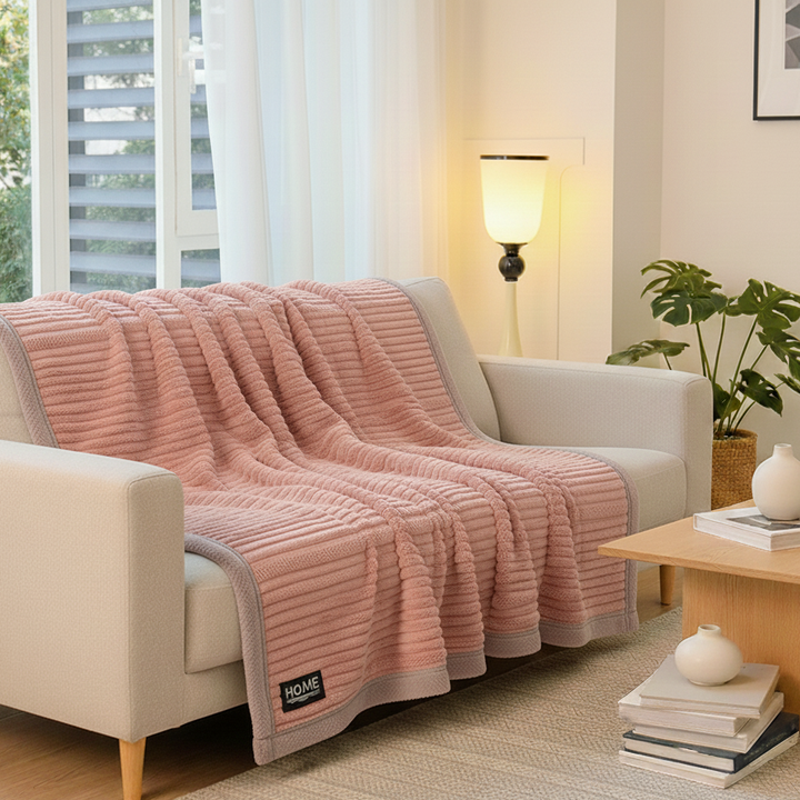 Plush Fleece Blanket for Ultimate Comfort – Soft Heating Blanket for Sofa and Bed 8