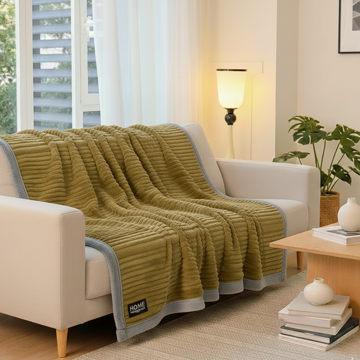 Plush Fleece Blanket for Ultimate Comfort – Soft Heating Blanket for Sofa and Bed 9