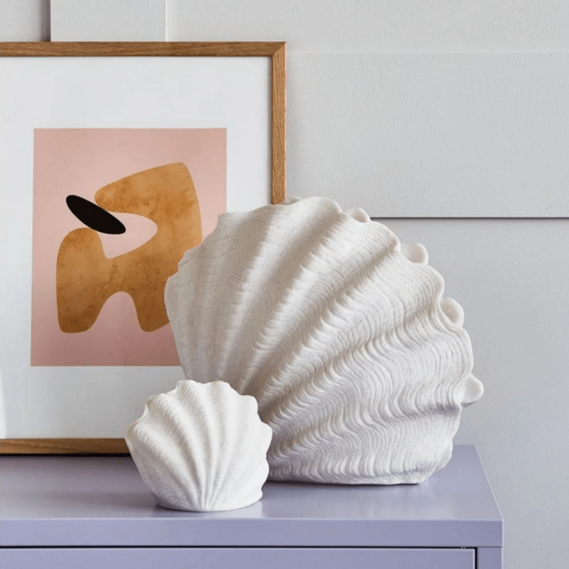 Portable Coastal Seashell Night Light – Soft Warm White Glow for Relaxing Ambiance 3