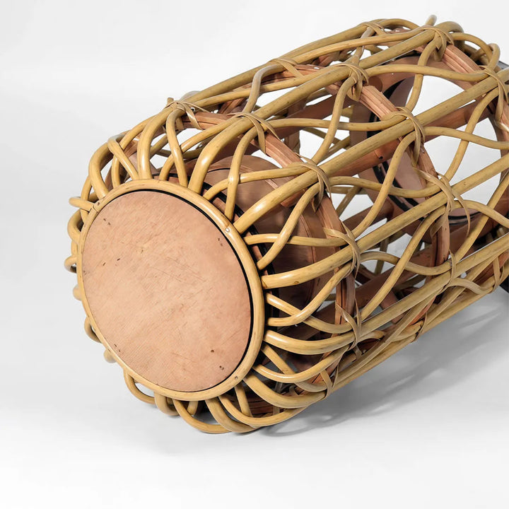 Portable Vintage LED Lantern, Handwoven Rattan & Bamboo, USB Rechargeable Accent Light for Warm Ambient Lighting 7