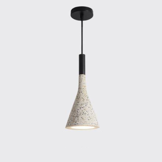 Postmodern Terrazzo Pendant Light with Adjustable Cord – Unique Ceiling Fixture 12