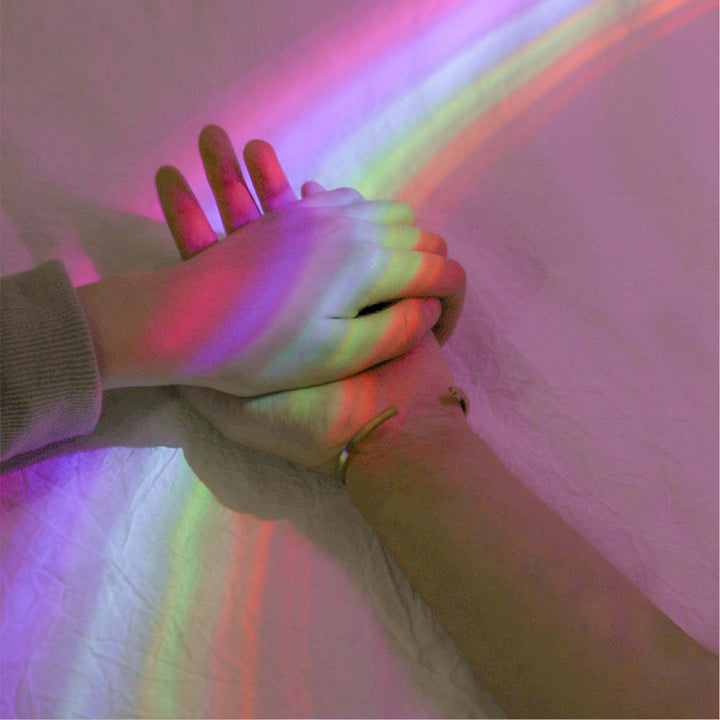 Rainbow Night Light Projector with Dual Lighting Modes – Compact USB Powered Ambiance Enhancer for Stress Relief and Relaxation 2