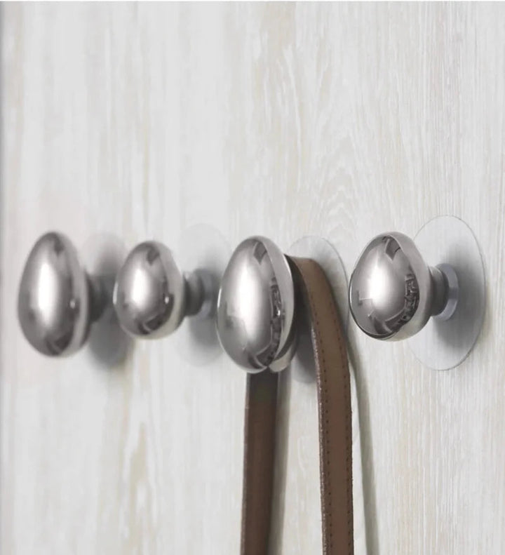 Raindrop Chrome Wall Hooks - Modern Decorative Hooks for Coats, Bags, and Towels 3