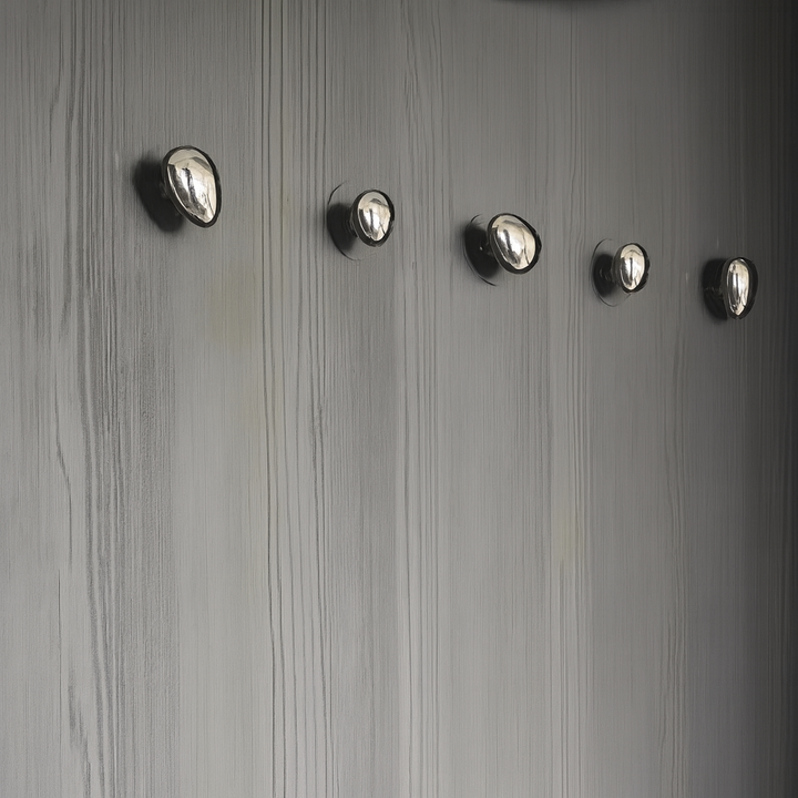 Raindrop Chrome Wall Hooks - Modern Decorative Hooks for Coats, Bags, and Towels 7