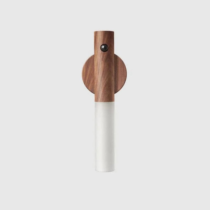 Rechargeable Motion Sensor Wall Lamp with Elegant Wooden Design – Convenient Wireless Wall Lights and Sconces for Home Lighting 1