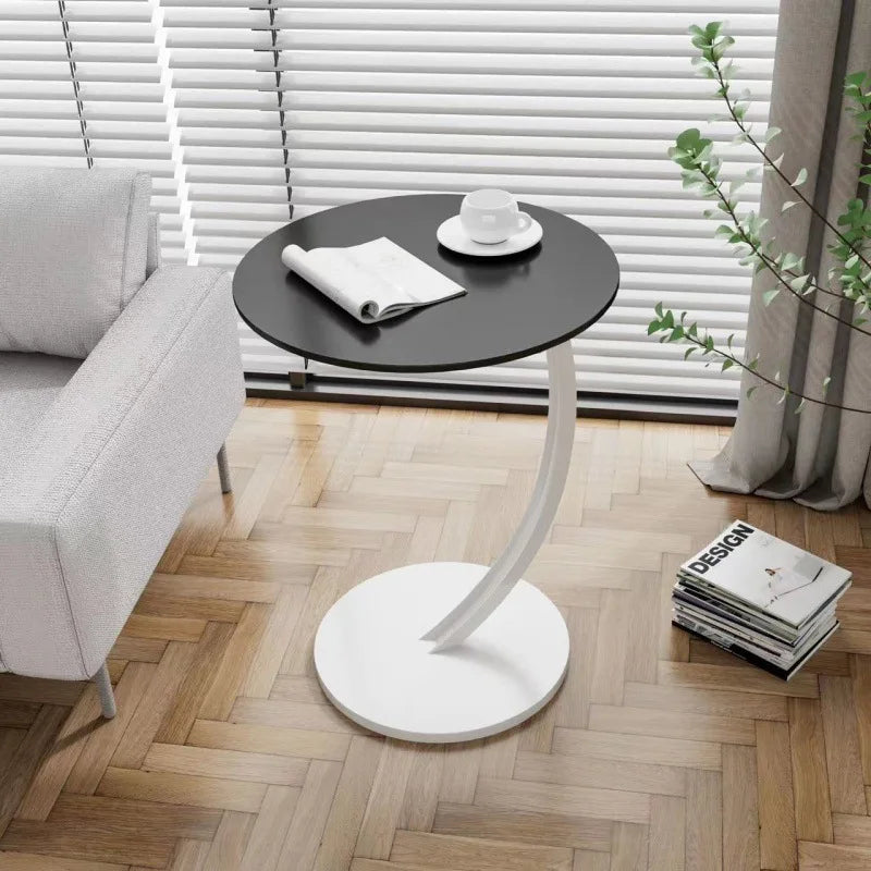 Reinforced Round Side Table – Compact Design for Living Room and Bedroom 13