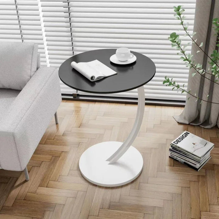 Reinforced Round Side Table – Compact Design for Living Room and Bedroom 13