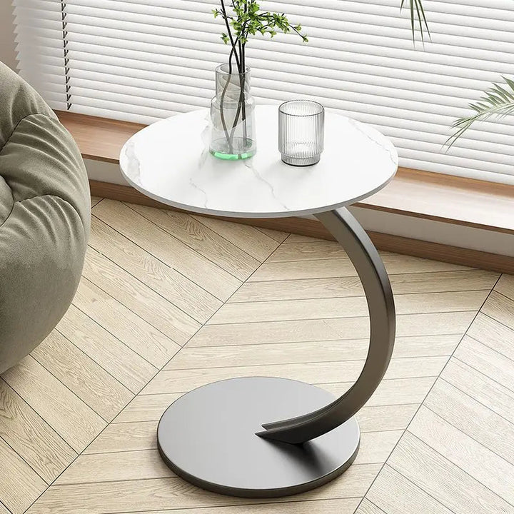 Reinforced Round Side Table – Compact Design for Living Room and Bedroom 3