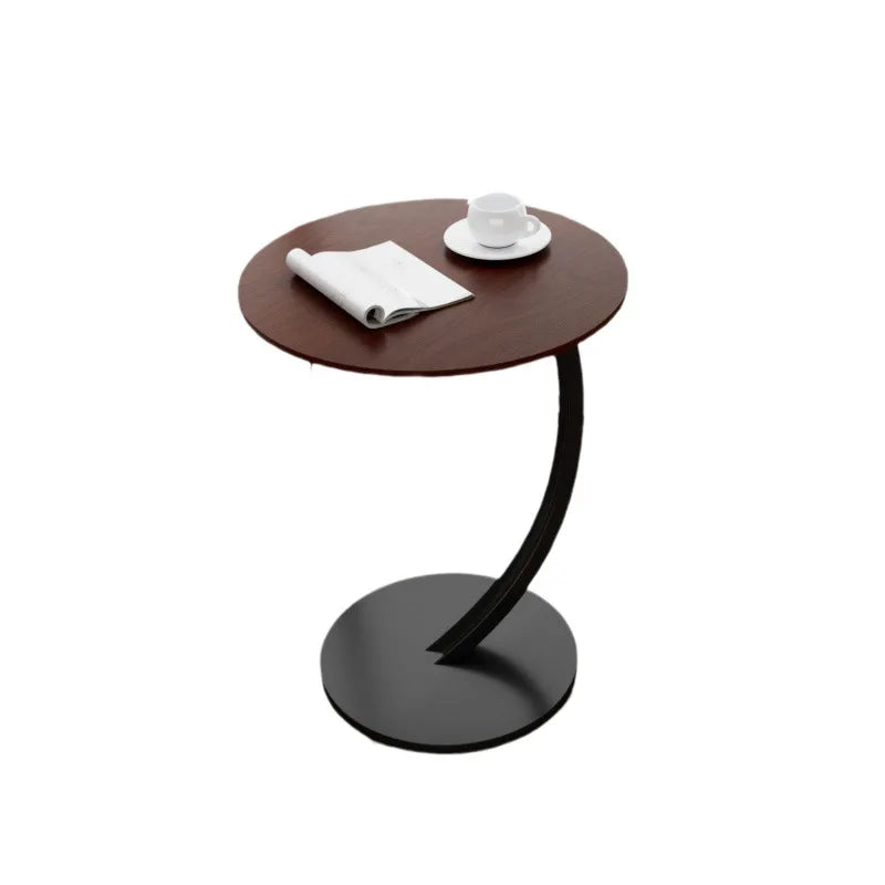 Reinforced Round Side Table – Compact Design for Living Room and Bedroom 6