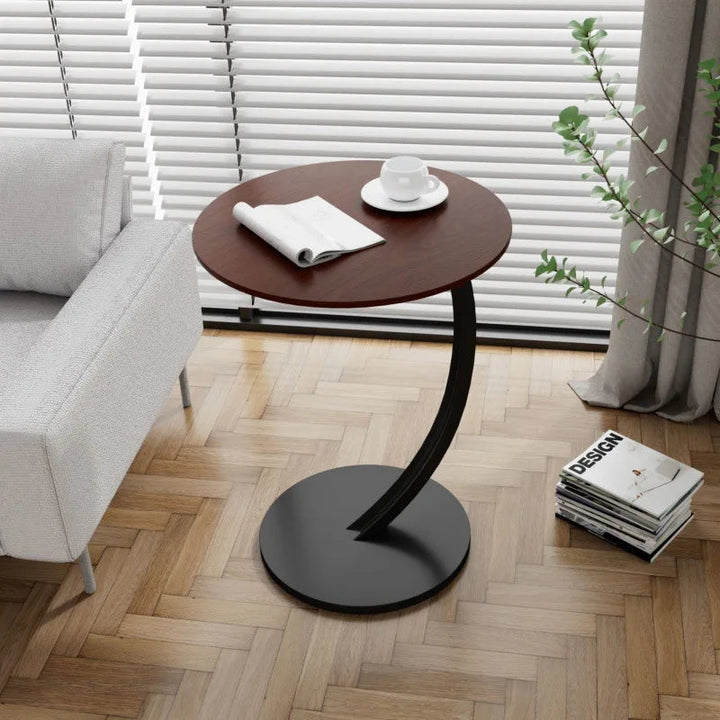 Reinforced Round Side Table – Compact Design for Living Room and Bedroom 8