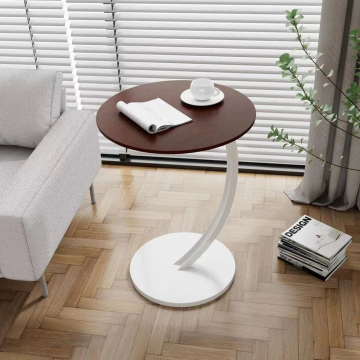 Reinforced Round Side Table – Compact Design for Living Room and Bedroom 9