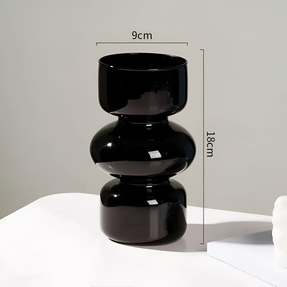 Scandinavian Glass Vase with Minimalist Design – Ljus-Våg Collection 7