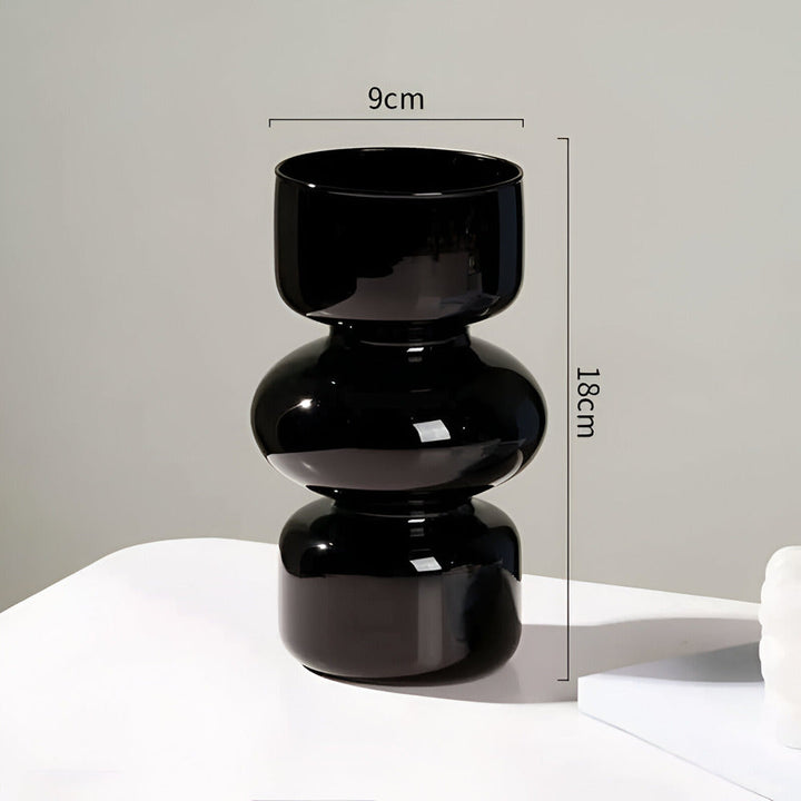 Scandinavian Glass Vase with Minimalist Design – Ljus-Våg Collection 7
